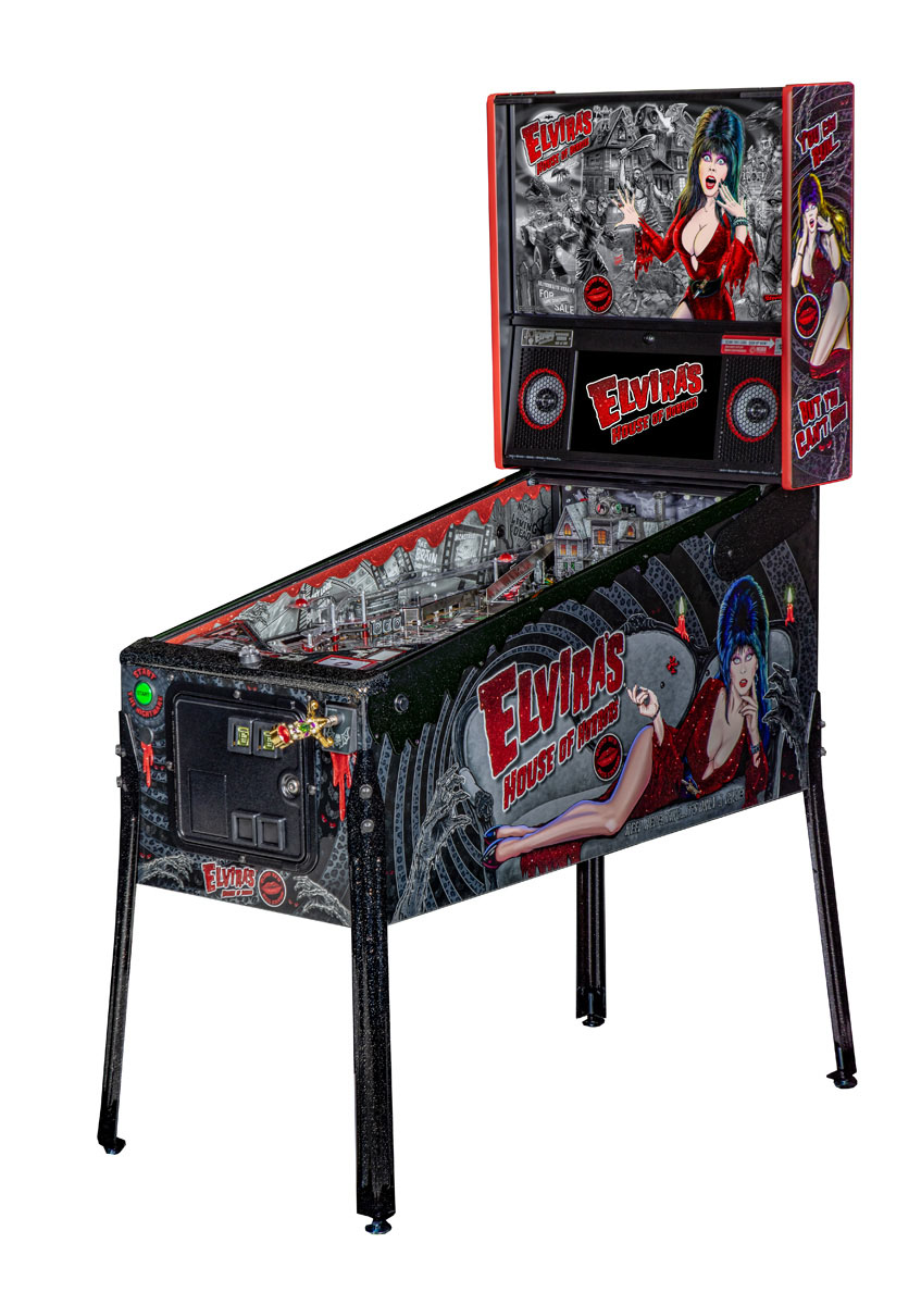 新しいスタイル Elvira's House UK. Sale For Pinball  STERN by Machine Pinball Edition Kiss Red Blood Horrors of 邦楽